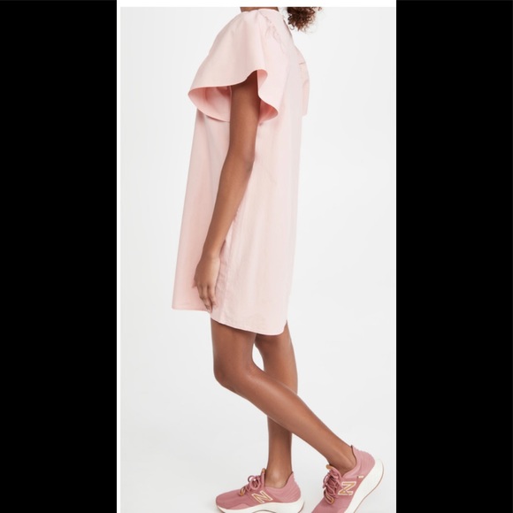 Madewell Fan Sleeve Poplin Mini Dress - Picture 5 of 9